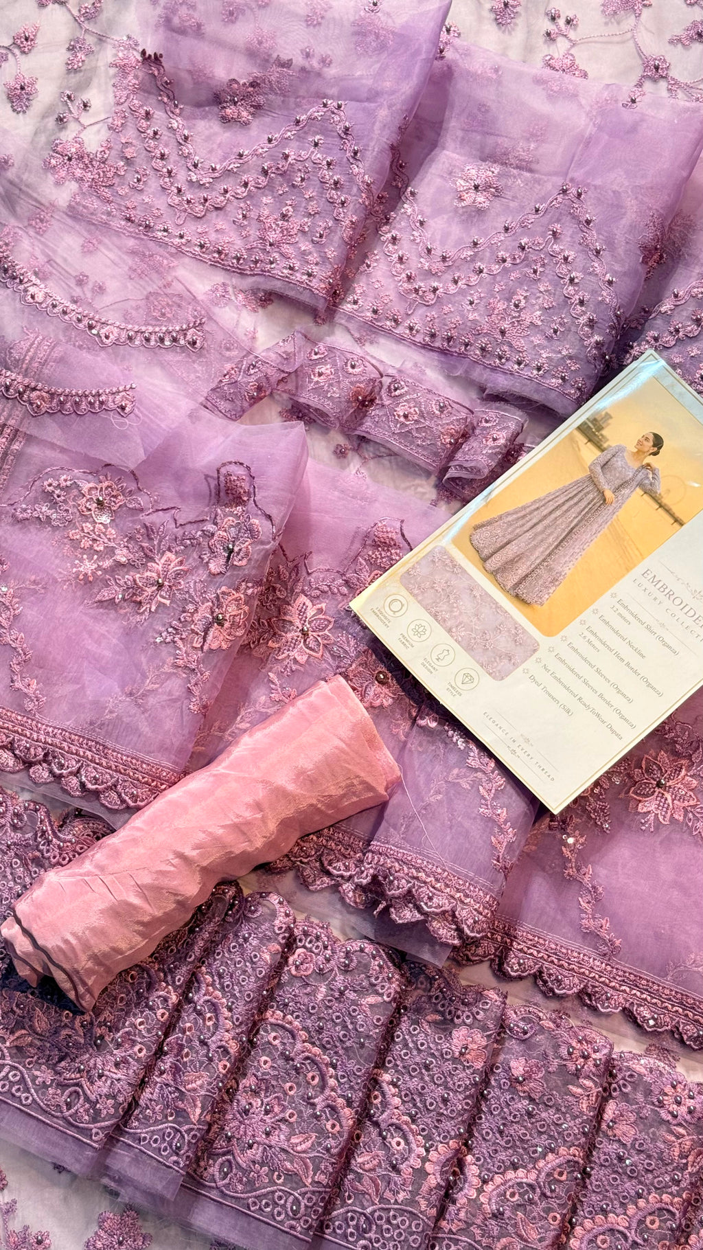 Hania Inspired Embroidered Maxi